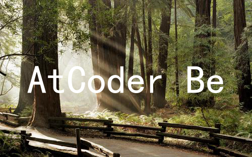 AtCoder Beginner Contest 323