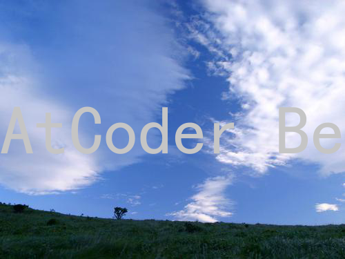 AtCoder Beginner Contest 324